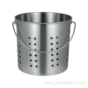 Oblique Style Stainless Steel Strainer Bucket